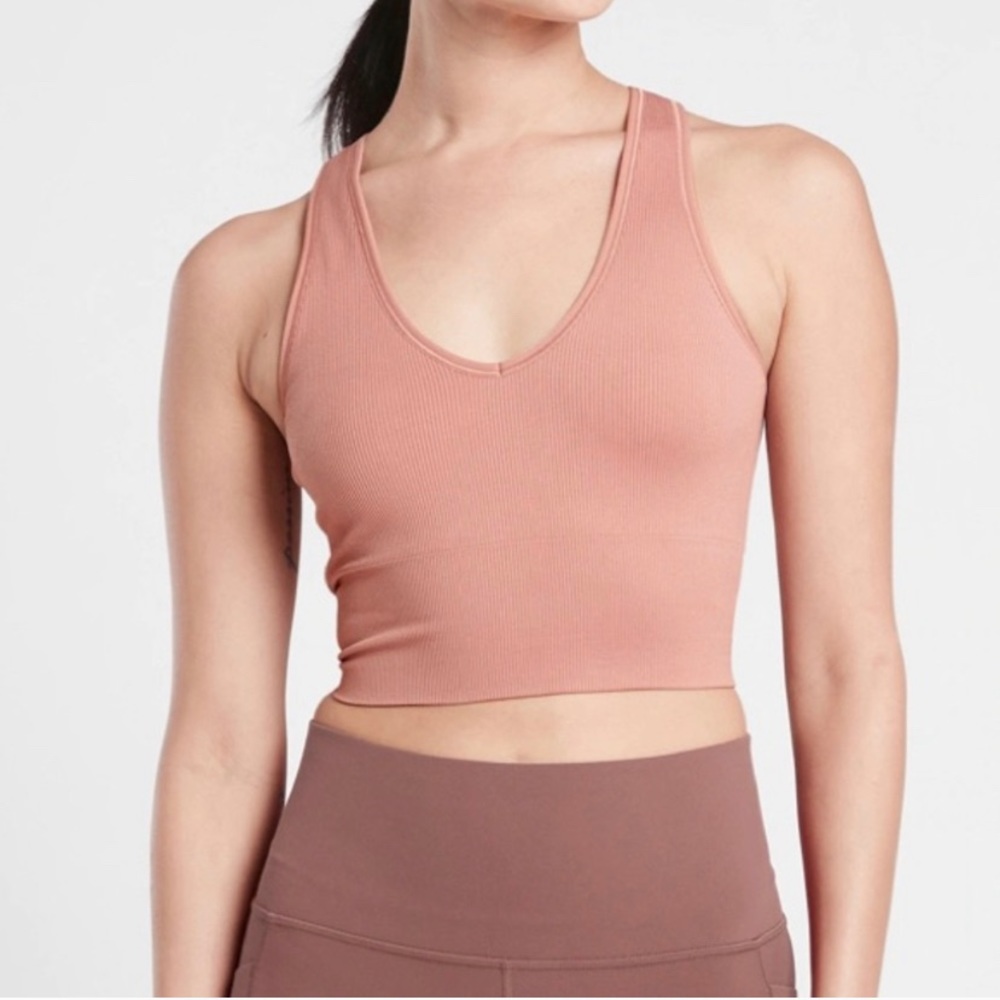 Athlete Aurora Crop Rib Tank